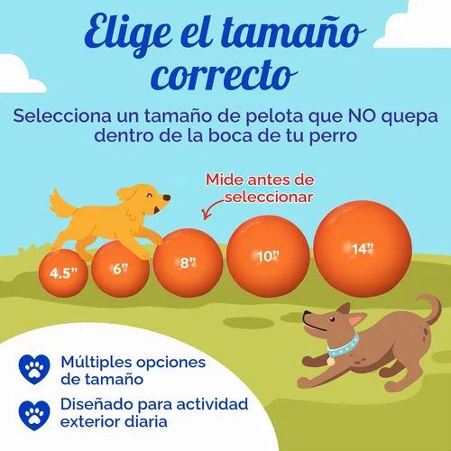 Vista 5 de Prácticamente indestructible (duro), mejores pelota para perros