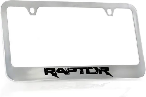 Vista 9 de Marco de Placa de Licencia de Metal Negro Ford Raptor