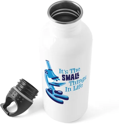 Vista 4 de CafePress – su las pequeñas cosas en la vida – Botella de agua botella de agua de acero inoxidable,) botella