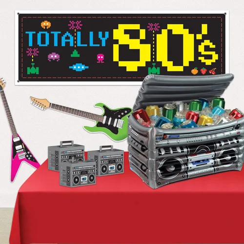 Vista 6 de Beistle Inflatable Cooler – 50's & 80's Party Decorations, Drink Containers, Beverage Cooler, Music Themed Decorations: Decades