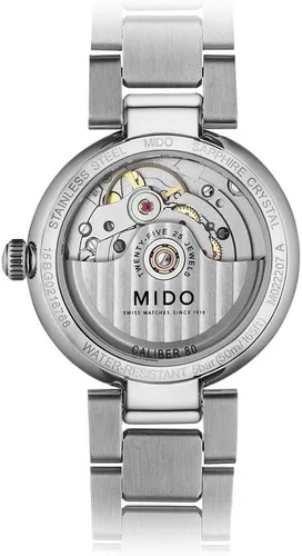 Vista 2 de Mido Baroncelli Donna - Reloj suizo automático para Mujer - Esfera plateada - Caja de 1.299 in - M0222071103610, plateado