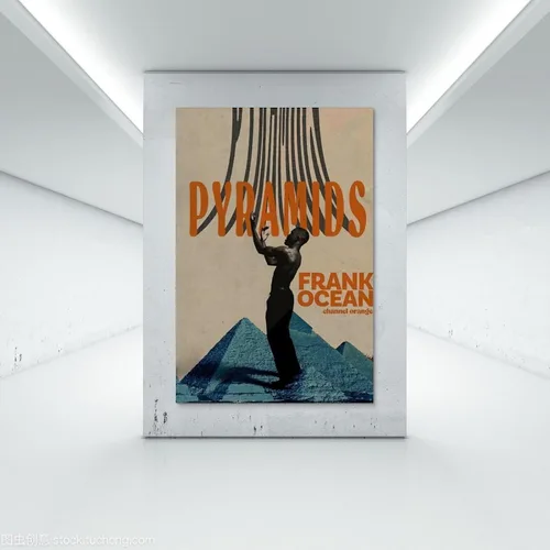 Vista 7 de WATERA Póster Frank Pirámides del Océano Pósteres de Música para Decoración Estética de Habitación Arte en Lienzo Decoración de Dormitorio 20 x 30