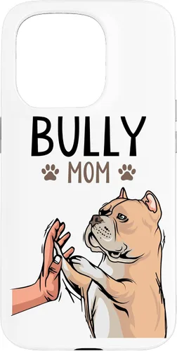 Vista 14 de Funda para iPhone 13 Pro Max American Bully Mom Dog Mama Dog Dog Holder
