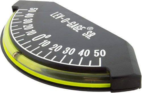 Vista 3 de Sun Company Lev-o-gage Sr. Marine - Clinómetro de ángulo de talón para barcos y embarcaciones marítimas Mide el ángulo de -50 a 50 grados
