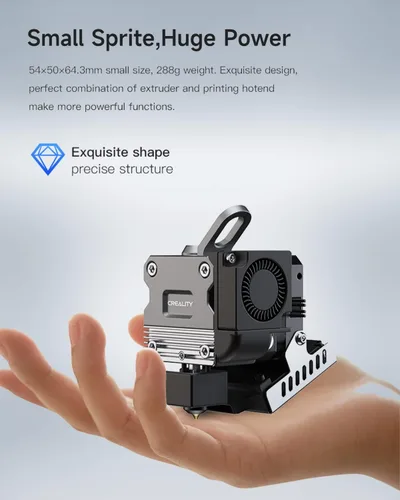 Vista 5 de CREALITY - Kit de actualización oficial de extrusora Sprite Pro, extrusora de accionamiento directo para impresoras 3D Ender 3/Ender 3 V2/Ender 3