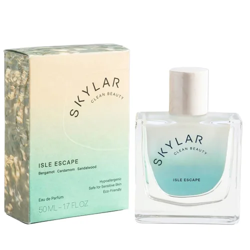 Vista 9 de Skylar - Perfume Isle Escape, Eau de Perfume, hipoalergénico y limpio, para mujeres y hombres, vegano y seguro, fresco, con notas de bergamota