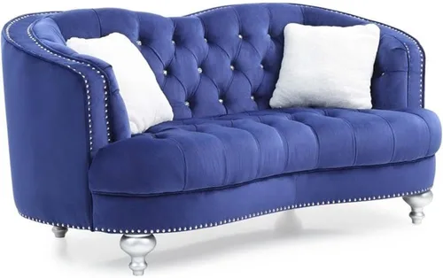 Vista 12 de Glory Furniture Sofá de dos plazas Pompano Velvet en negro