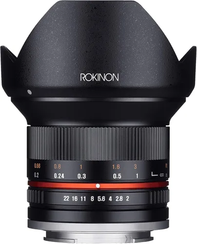 Vista 4 de Lente E-Mount Rokinon con ángulo ultramplio, de 0.47 pulgadas con longitud focal de 2.0 NCS CS