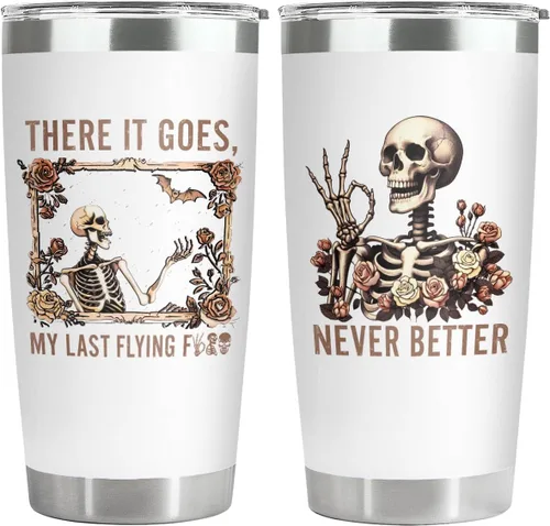 Vista 22 de 34HD Witch Queen 20 oz Tumbler Gothic Villain Dark Rose Gifts for Women Backwiches queen