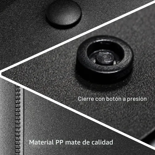 Vista 6 de VANRA Carpetas de archivo verticales de poliéster, sobres de archivo de plástico, carpeta de proyecto de plástico con botón de cierre a presión