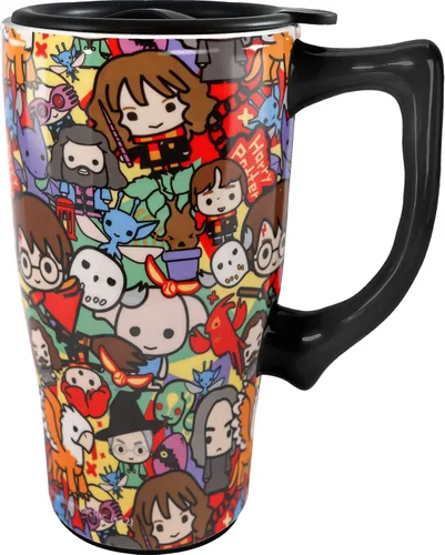 Vista 14 de Spoontiques - Tazas de viaje de cerámica - Taza Betty Boop - Para bebidas calientes o frías - Regalo para amantes del café