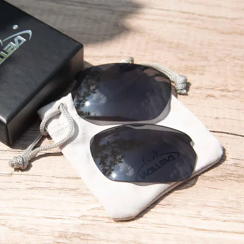 Vista 3 de Walleva Lentes de repuesto para gafas de sol Oakley Carbon Shift Múltiples opciones disponibles, talla única