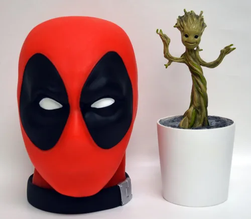 Vista 3 de Monogram Marvel Heroes: Banco figurado Baby Groot