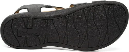 Vista 5 de Athlefit Sandalias ortopédicas cómodas para mujer con soporte de arco ajustable para caminar sandalias ortopédicas casuales