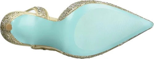 Vista 4 de Betsey Johnson Zapatos de tacón Sb-Rocky para mujer, Azul
