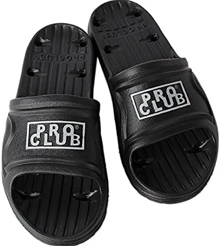 Vista 3 de Pro Club Men's Shower Slipper Sandal - Non-Slip, Waterproof, Quick Drying, Comfortable, Durable