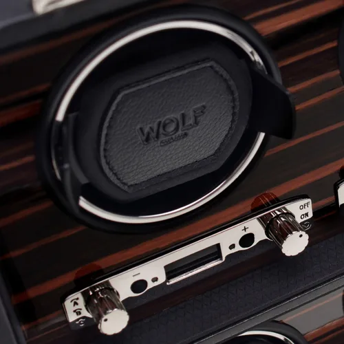 Vista 7 de WOLF Roadster - Aparato para mantener funcionando los relojes, para 6 relojes., Contemporáneo, Negro