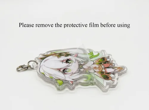 Vista 2 de YJacuing Genshin Impact Cute Acrylic Keychain Figure