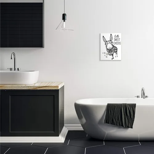 Vista 28 de Jabón de toallas de baño con diseño de conejo para bebé, placa de pared de Sin marco