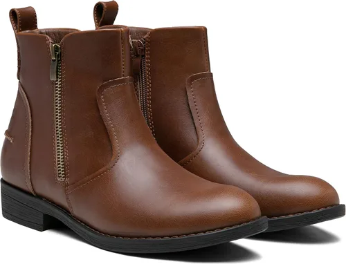 Vista 7 de Jeossy Botines 9008 para mujer, con cremallera, casuales, para otoño, para mujer