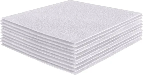 Vista 42 de FabricLA Hojas de fieltro acrílico para manualidades, cuadrados de fieltro precortados suaves de 4 x 4 pulgadas (3.9 in x 3.9 in), utiliza hojas