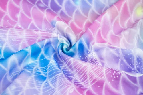 Vista 5 de DNFUN Colas de sirena para nadar para niñas, traje de baño de sirena con monoaleta