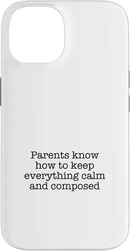 Vista 4 de iPhone 16 Parents know how to keep everything calm and composed Case