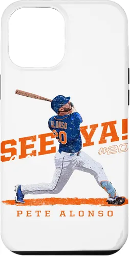 Vista 26 de Funda para iPhone 16 See Ya! Pete Alonso New York MLBPA
