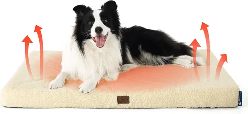 Vista 36 de Bedsure - Cama ortopédica pequeña para perros chicos, impermeable, con funda extraíble lavable, tapete de espuma con forma de huevera para mascotas