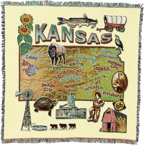 Vista 21 de Pure Country Weavers State of Alabama - Manta cuadrada para regalo, manta de tapiz tejida de algodón, fabricada en los Estados Unidos