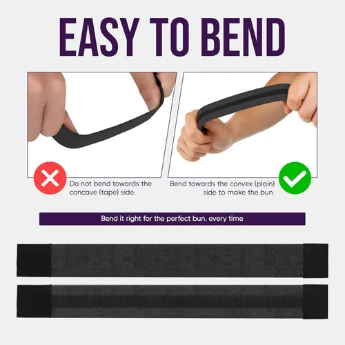 Vista 2 de Creador de moños para el cabello y accesorios para mujeres y niños - Clip fácil para cabello largo - Herramienta para torcido francés - Soporte