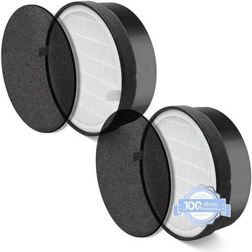 Vista 3 de LEVOIT LV-H132 - Filtro de repuesto para purificador de aire, filtros genuinos LV-H132-RF, carbón activado de alta eficiencia para la eliminación