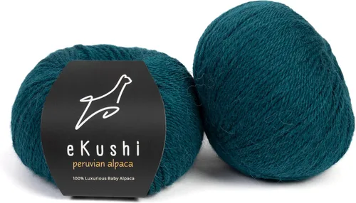 Vista 9 de 100% Hilo de Alpaca Baby para Tejer y Ganchillo - 1 Cono de Hilo Premium DK - Ligero, Hipoalergénico y Térmico Hecho en Perú - Ideal para Proyectos