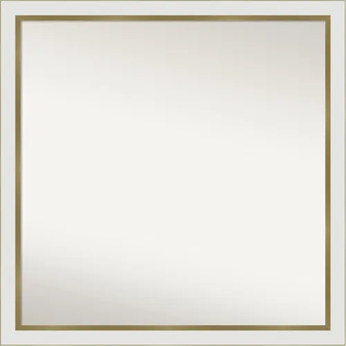 Vista 227 de Amanti Art Espejo personalizado, espejo de baño estrecho Alexandria White Wash, espejo de pared o espejo de tocador de baño sobre el fregadero