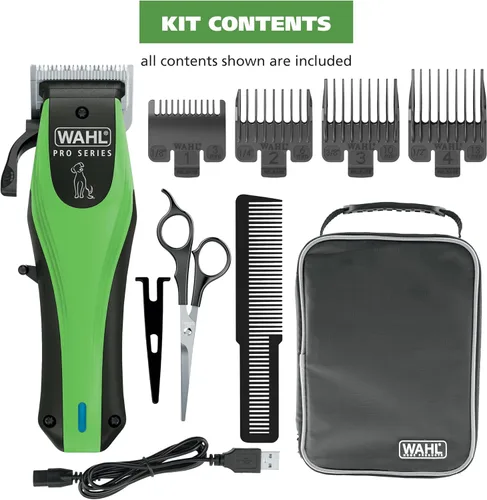 Vista 7 de Wahl Pro Series - Kit inalámbrico de iones de litio para perros – Recargable y resistente cortapelos para perros gruesos – Modelo 3025854