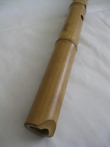 Vista 7 de 1.8 Matake Bamboo Shakuhachi D/F Instrumento pentatónico Zen Flauta de meditación