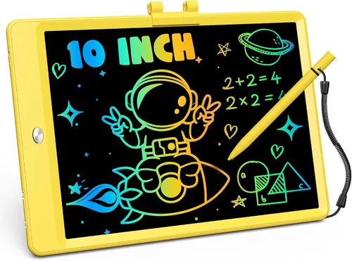 Vista 16 de ORSEN Tableta de escritura LCD de 10 pulgadas para niños, almohadilla de dibujo colorida y juguete educativo, regalo para niños y niñas de 3 a 6 años