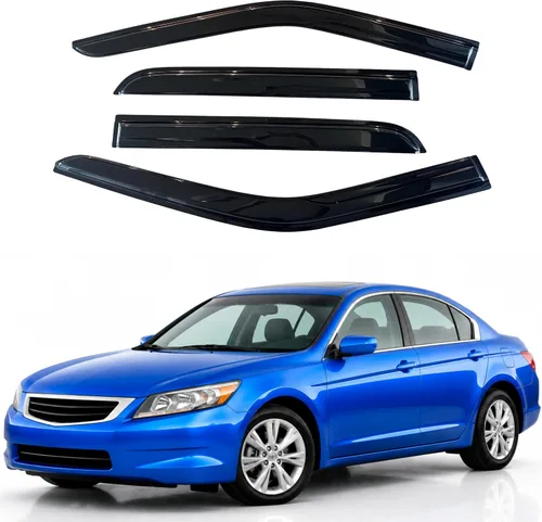 Vista 241 de Visera de ventana IG para Ford Focus Sedán y Hatchback 2012-2018, Protector de ventana lateral para lluvia y viento estilo Mugen, extra duradero