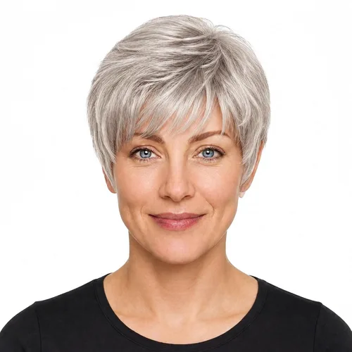 Vista 7 de Raquel Welch Winner Pixie Wig SS8/25 - Peluca transpirable y cómoda con memoria, peluca lista para usar todos los días, aspecto natural, fibras