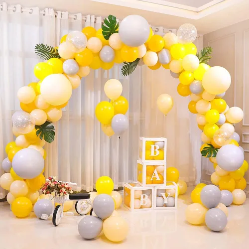 Vista 6 de 120 clips de globo para arco de globos, hebilla de soporte de arco de globo, soportes de clips de globo en forma de flor, soporte de columna