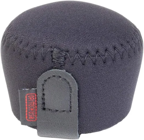 Vista 5 de OP/Tech USA Sombrero de capucha – Tapa universal para lente DSLR y cámaras digitales Capucha de lente de cámara de neopreno, tapa suave para lente