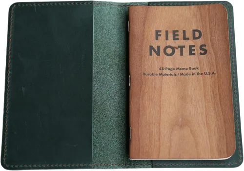 Vista 9 de JJNUSA Moleskine Cahier - Funda de piel envejecida para cuaderno de chequera, tamaño de bolsillo, 3.5 x 5.5 pulgadas, bloc de notas recargable