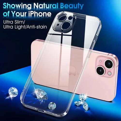 Vista 320 de Supdeal Funda cristalina transparente para iPhone 11, [No se amarillea] [Protección de la cámara] [Probado contra caídas de grado militar] Funda
