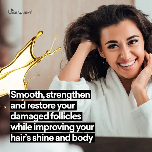 Vista 2 de Champú de terapia de pérdida de cabello el mejor champú para cabello saludable ingredientes nutritivos que alimentan e hidratan el cabello