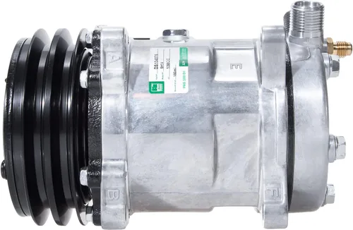 Vista 3 de GREEN Compresor universal A/C con 2PK embrague SD508 Estilo 5H14 R134A V Cinturón - Línea Premium
