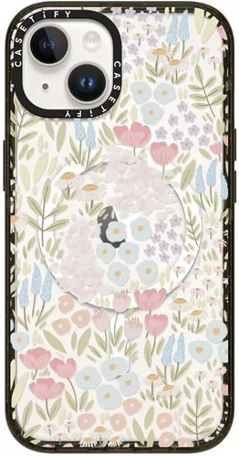 Vista 37 de CASETiFY Impact - Funda para iPhone 13 [protección contra caídas de 6.6 pies/compatible con Magsafe] Black Kingsnake, color negro transparente