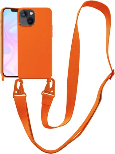 Vista 88 de Funda compatible con iPhone 8 Plus, iPhone 7 Plus/6 Plus/6S Plus con cordón, funda cruzada para iPhone con correa ajustable de silicona para iPhone
