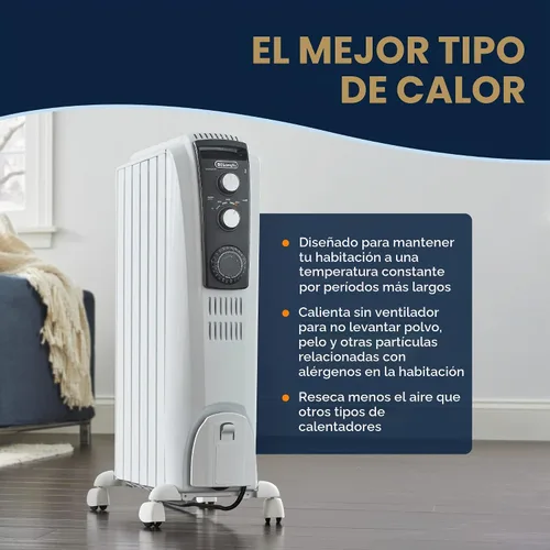 Vista 3 de Calefactor radiante de habitación DeLonghi TRD40615T completo