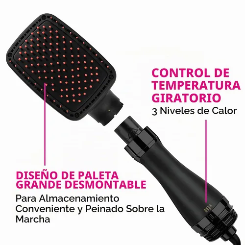 Vista 3 de Gold N Hot Secador y estilizador de pelo desmontable iónico profesional