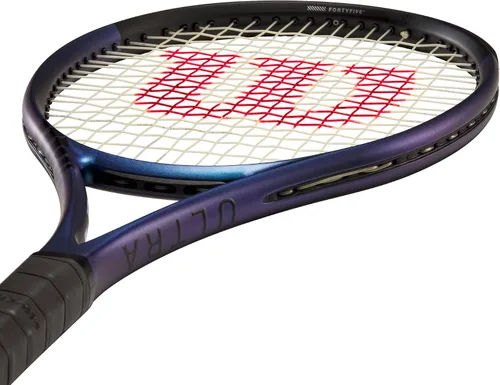 Vista 7 de Wilson Ultra 100 v4.0 - Raquetas de tenis de rendimiento, encordadas con Sensation 16 Natural a tensión media